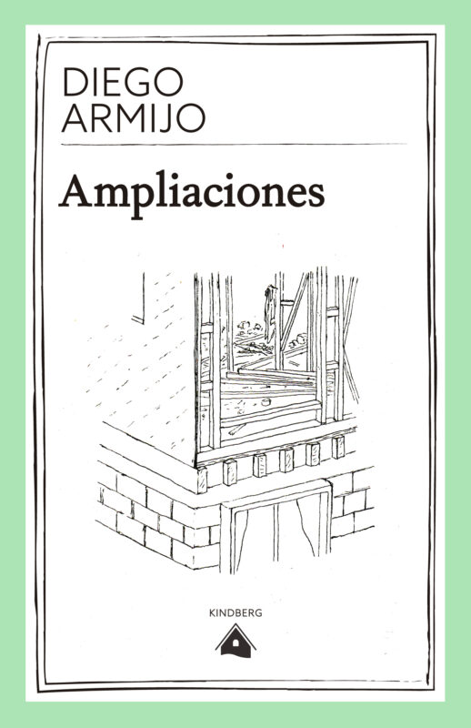 Portada novela "Ampliaciones", de Diego Armijo
